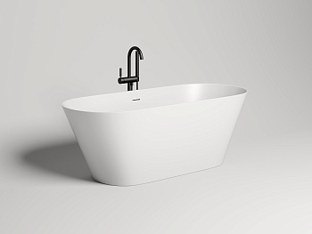 Ванна из искусственного камня Salini MONA 102922M 170х72 отдельностоящая овальная